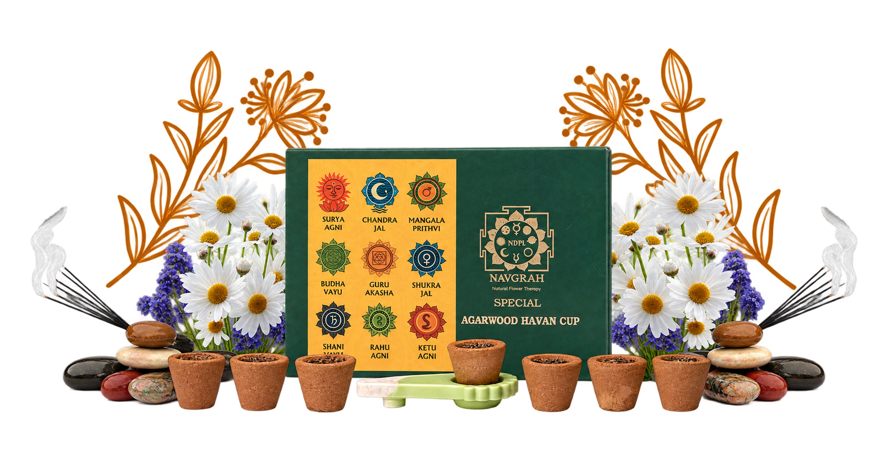 Navgrah Agarwood Havan Cup collection